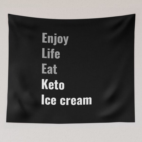 Item preview, Enjoy Life Eat Keto Ice Cream designed and sold by NoirOwned.