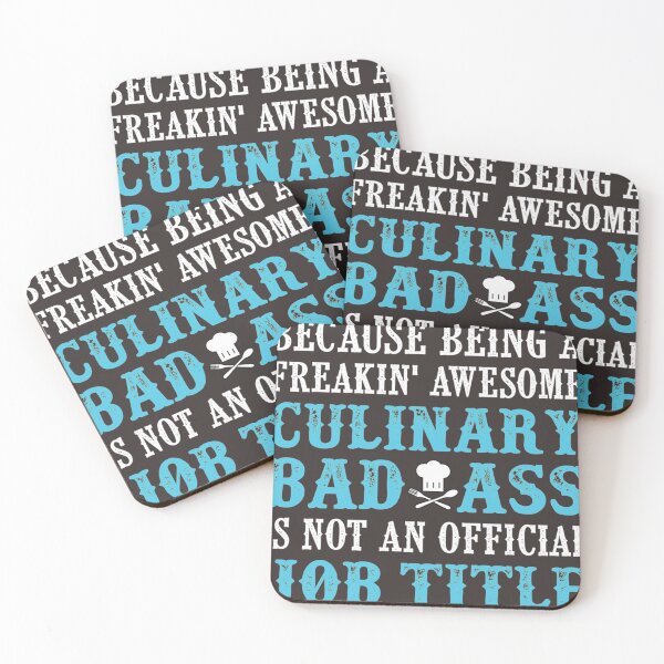 Item preview, Culinary Badass Chef - Chef Job Title  | Chef shirt | Chef T-Shirt designed and sold by chefstores.