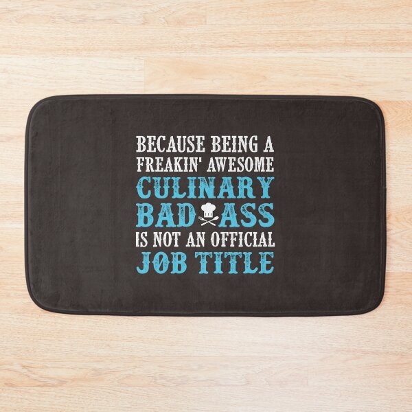 Item preview, Culinary Badass Chef - Chef Job Title  | Chef shirt | Chef T-Shirt designed and sold by chefstores.