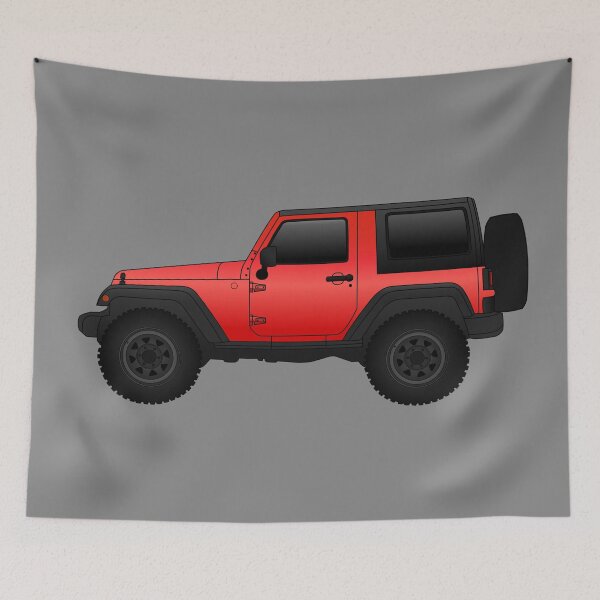 Item preview, American 4WD | 4x4 | JK SWB - Red designed and sold by Trailstyle.