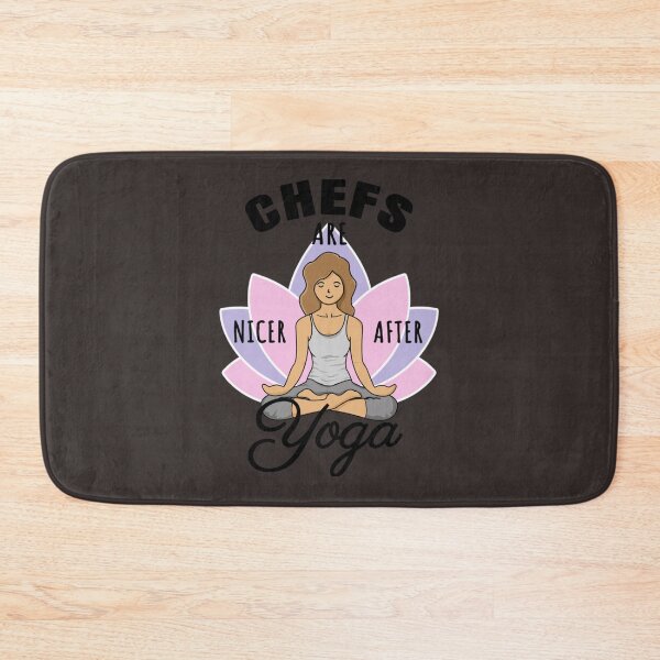 Item preview, Chefs Are Nicer After Yoga - Good Vibes Design Pullover Hoodie| Chef shirt | Chef T-Shirt designed and sold by chefstores.
