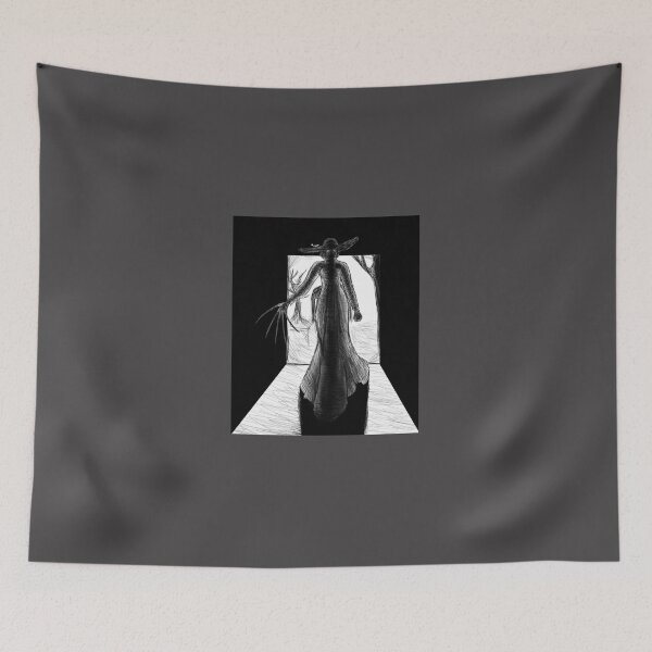 Aperçu de l'œuvre Lady Dimitrescu Sinister Silhouette | Cadeau résident | T-shirt résident créée et vendue par clabjune.