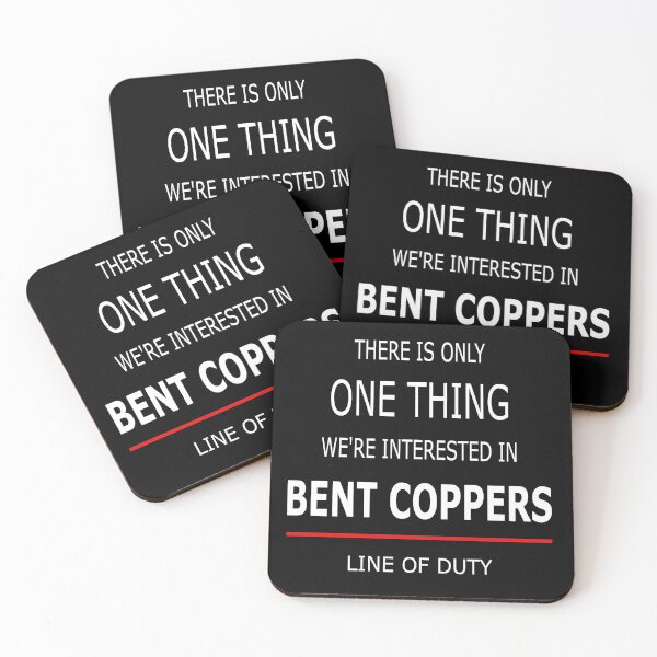 Item preview, Line Of Duty Bent Coppers Essential T-Shirt designed and sold by pondemand.