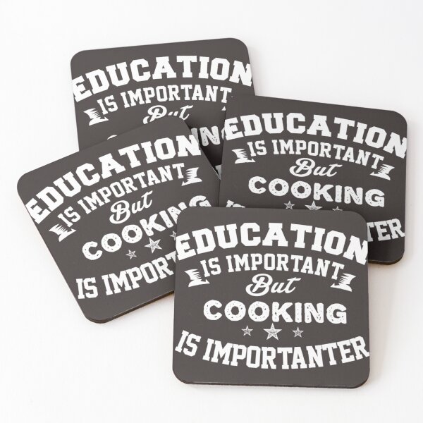Item preview, Cooking is importanter  | Chef shirt | Chef T-Shirt designed and sold by chefstores.