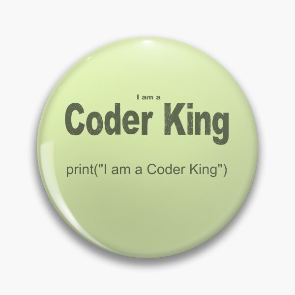 Item preview, Coder King Techie T-shirt with Script designed and sold by Da-Family-Biz.