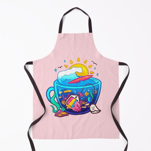 Item preview, Pride Flag Teacup - Coral Reef Pansexual designed and sold by heysoleilart.