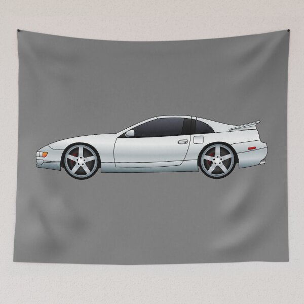 Item preview, 300zx [Z32] Japanese Sports Car - Side View | JDM -  Silver designed and sold by Trailstyle.