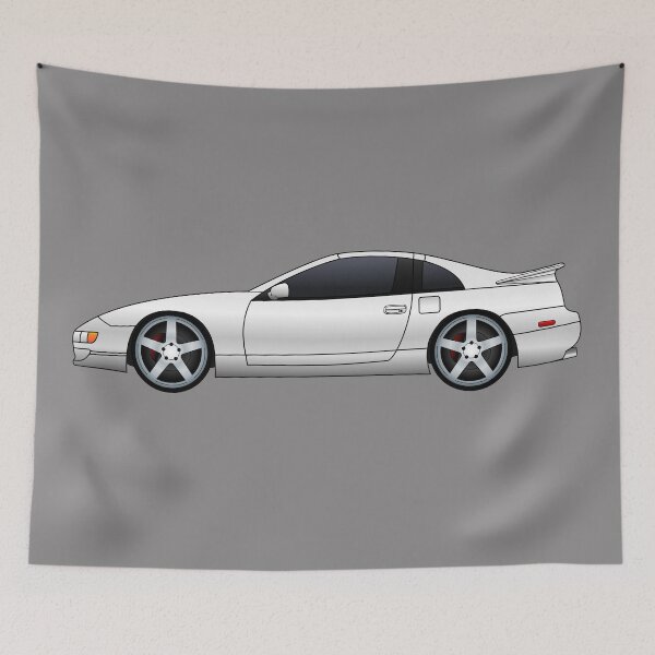 Item preview, 300zx [Z32] Japanese Sports Car - Side View | JDM - White designed and sold by Trailstyle.