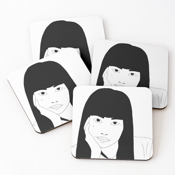 Item preview, Girl from Nowhere Nanno Line Art (White) designed and sold by jocelapng.