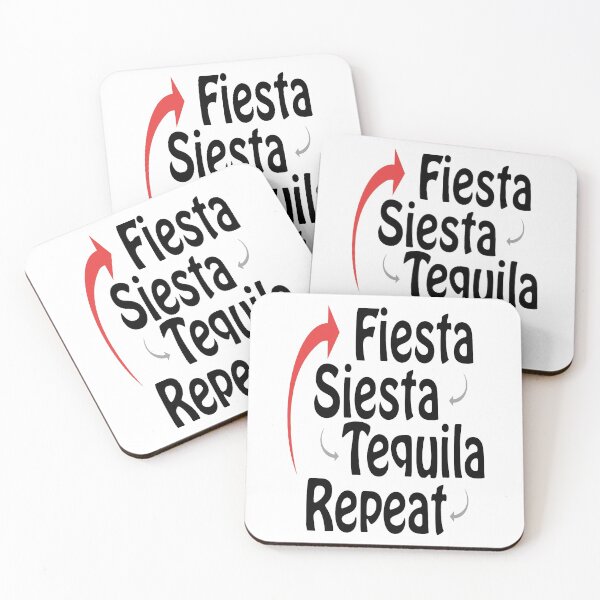 Item preview, Fiesta Siesta Tequila Repeat designed and sold by Docartdesign.