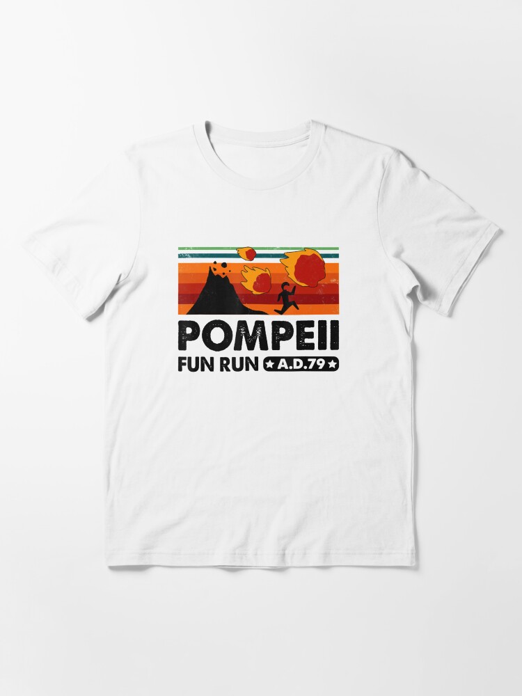 Pompeii Fun Run 79 AD Retro Vintage 