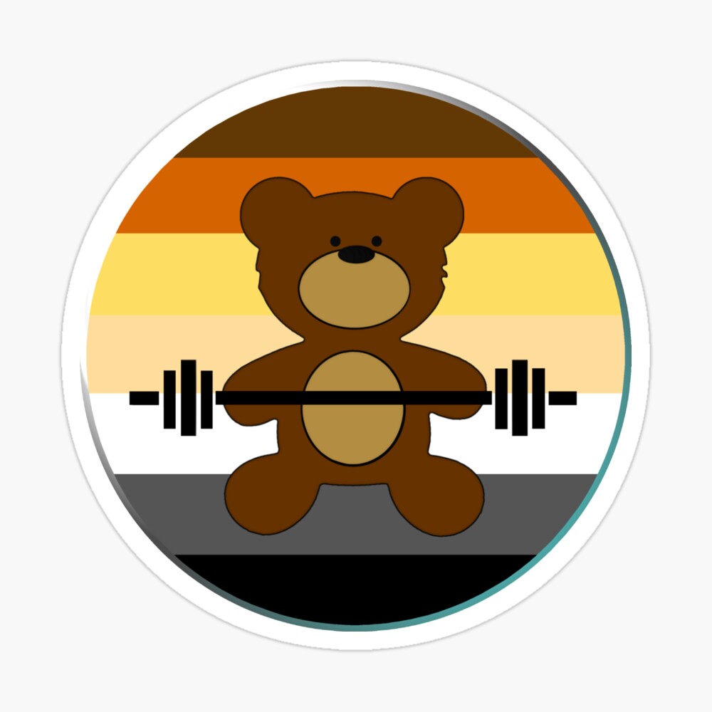 muscle teddy bear