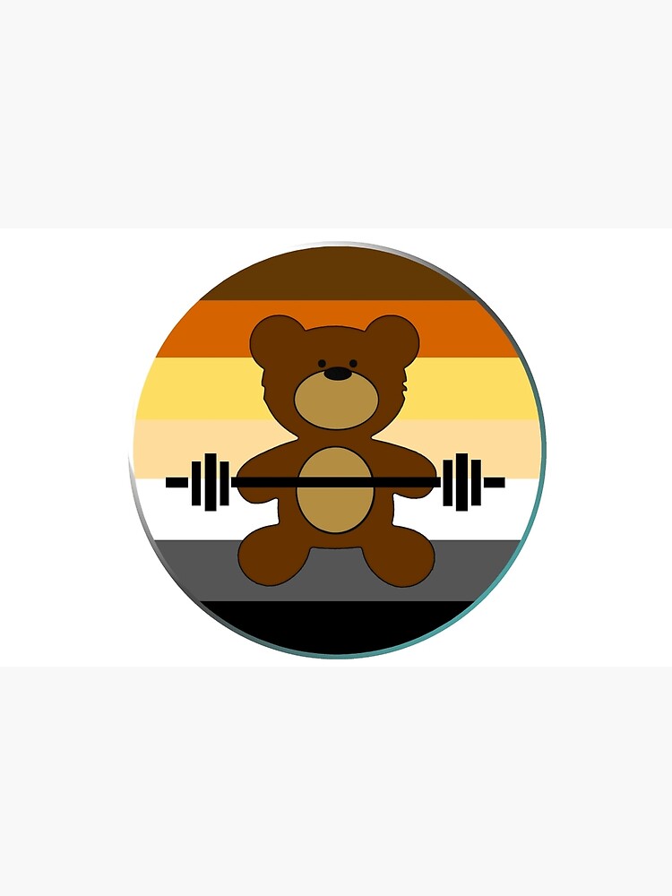 teddy bear with muscles