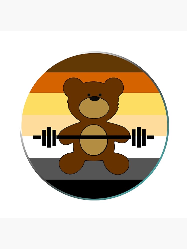 teddy bear with muscles