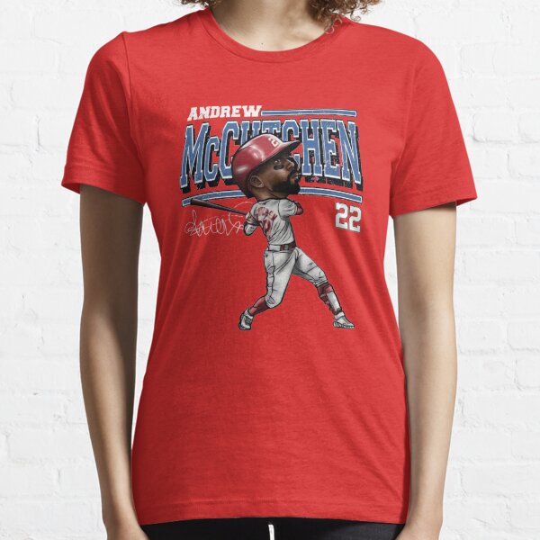 Andrew McCutchen Phillies Name And Number Short Sleeve Player T Shirt