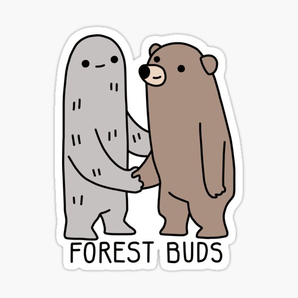 Item preview, Forest Buds - Bigfoot and Bear designed and sold by line-on-line.