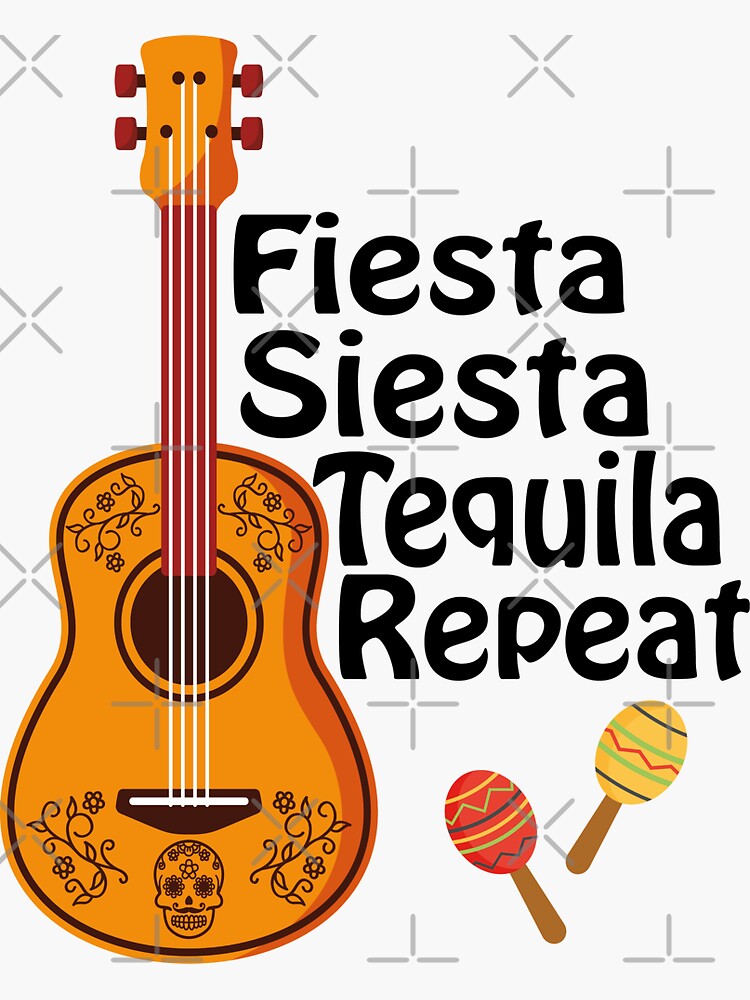 SALE! Fiesta Siesta Tequila Repeat Cinco De Mayo - Set of 10 Cups