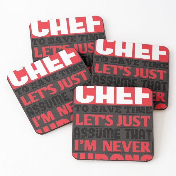 Item preview, Chef To Save Time Let's Just Assume That I'm Never Wrong  | Chef shirt | Chef T-Shirt designed and sold by chefstores.