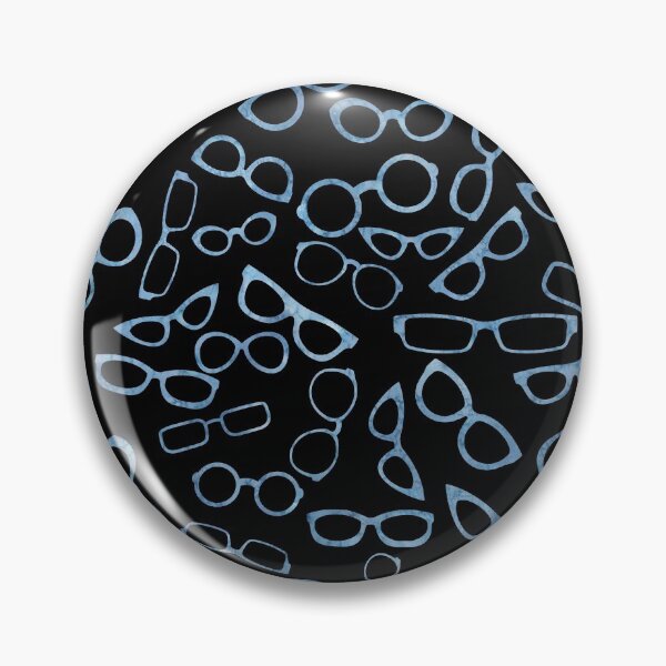Item preview, Various Shaped Eyeglasses Pattern - Blue Watercolor designed and sold by Primroaddesigns.