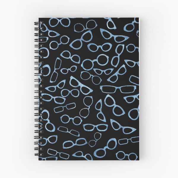 Item preview, Various Shaped Eyeglasses Pattern - Blue Watercolor designed and sold by Primroaddesigns.
