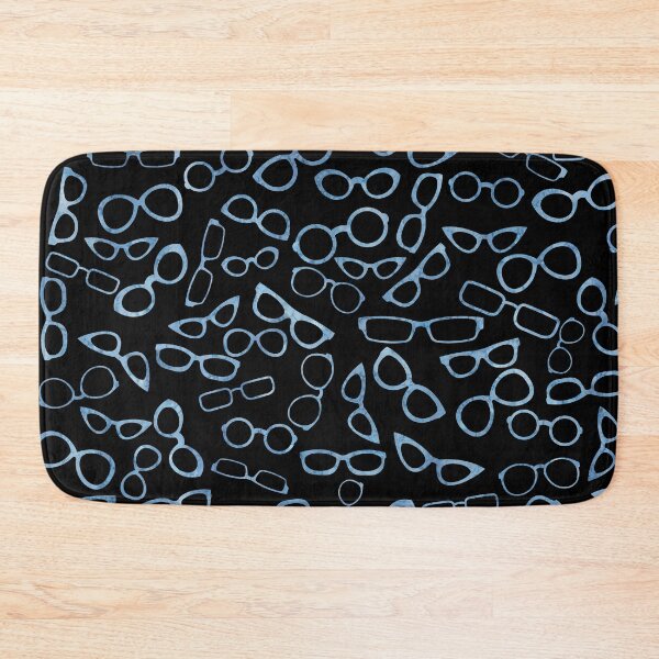 Item preview, Various Shaped Eyeglasses Pattern - Blue Watercolor designed and sold by Primroaddesigns.