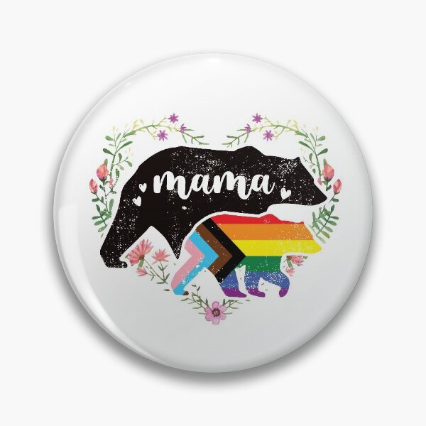 Item preview, Progress Pride Flag Gay Equal LGBTQ Mama Bear  designed and sold by ibeargifts.