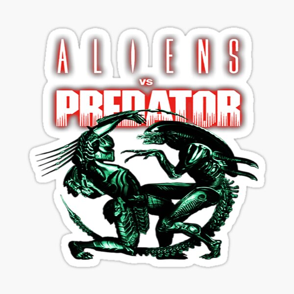 Sticker Alien Vs Predator Redbubble