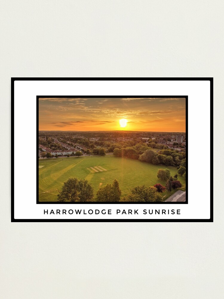 Alternate view of Harrowlodge Park Sunrise Photographic Print
