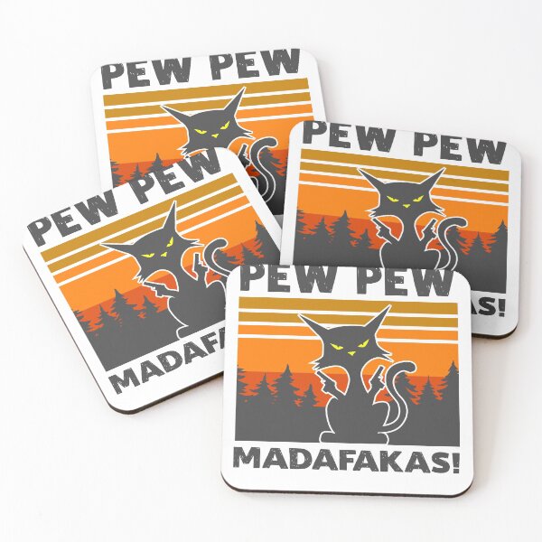Item preview, Pew Pew Madafakas funny crazy gangster cat with guns designed and sold by Trenddesigns24.
