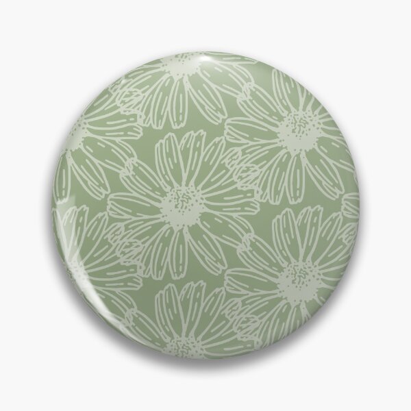 Item preview, Sage Green Aesthetic Floral Print designed and sold by LemonCinammon.