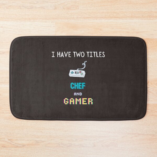 Item preview, I Have Two Titles Chef And Gamer  | Chef shirt | Chef T-Shirt designed and sold by chefstores.