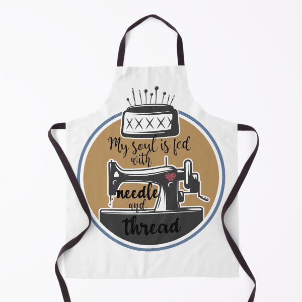 Item preview, My soul is fed with needle and thread. cute sewing gifts for a friend. designed and sold by DANT-shirts.
