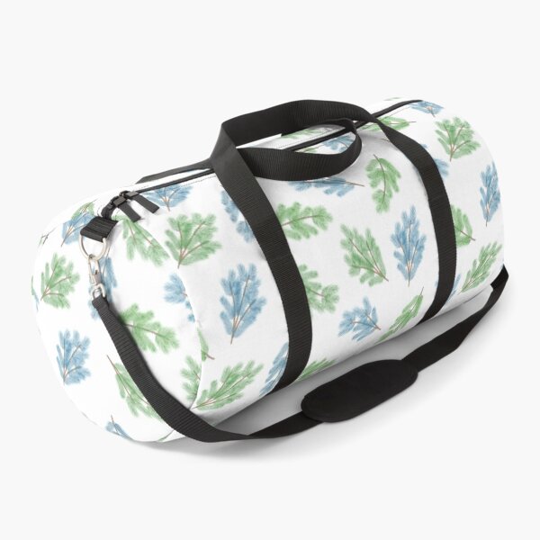 Item preview, Green and blue pines branches pattern designed and sold by KamTamDesigns11.