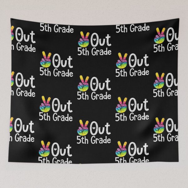 Item preview, Peace Out 5th Grade Tie Dye Graduation class of 2021 vituarl designed and sold by tiffanyart53.