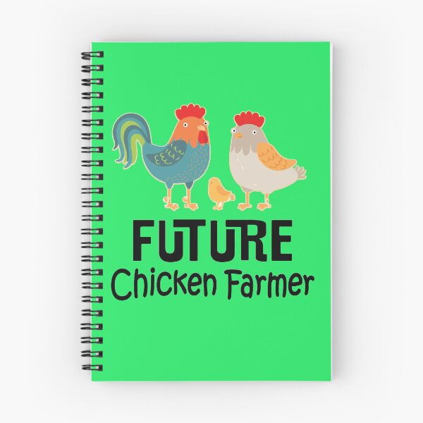 Item preview, future chicken farmer designed and sold by whatsyokidswear.