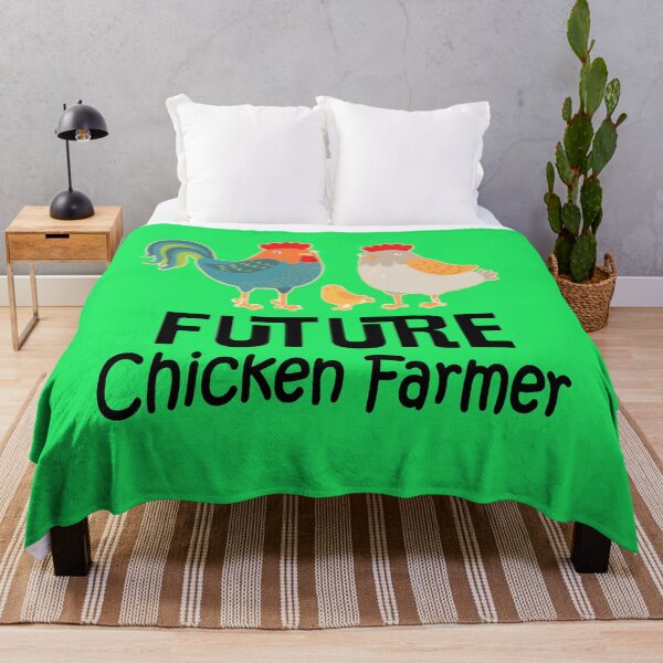 Item preview, future chicken farmer designed and sold by whatsyokidswear.