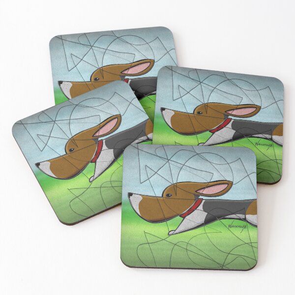 Item preview, Crossing Lines 32 - The Running Beagle designed and sold by Webscream.