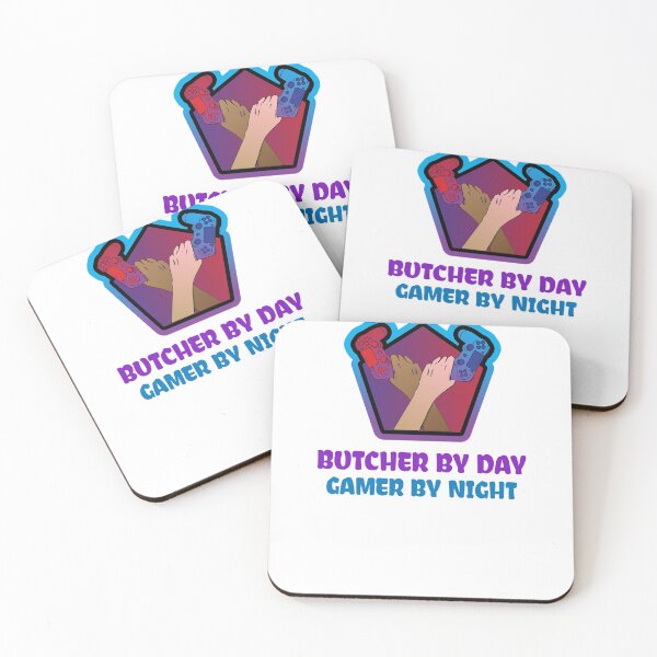Item preview, Butcher By Day Gamer By Night designed and sold by medbdj.