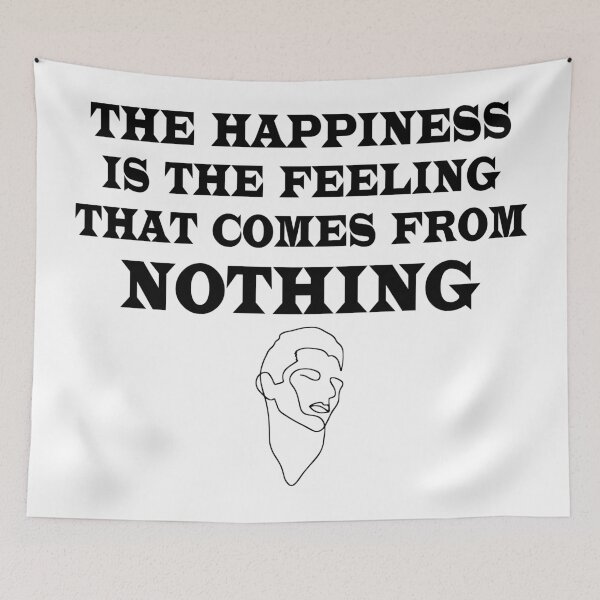 Item preview, Happiness Inspirational Quote Mindfulness designed and sold by LashCreations.