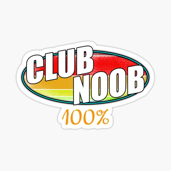 NOOB Newbie Newb Noobs Gamer 80s Retro - Noob - Sticker