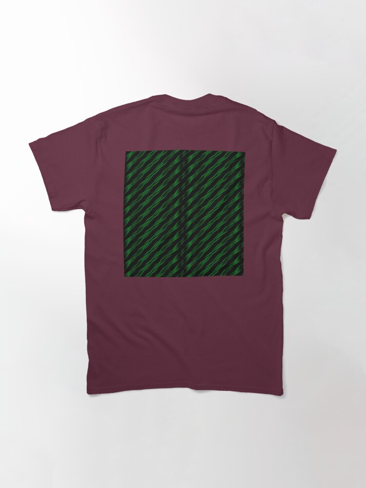 Thumbnail 3 of 7, Classic T-Shirt, Ancient Batik Motif - Green designed and sold by Vk91.