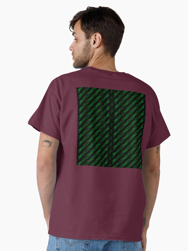 Thumbnail 2 of 7, Classic T-Shirt, Ancient Batik Motif - Green designed and sold by Vk91.