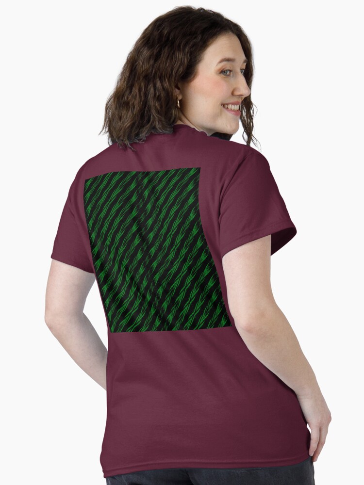 Thumbnail 1 of 7, Classic T-Shirt, Ancient Batik Motif - Green designed and sold by Vk91.