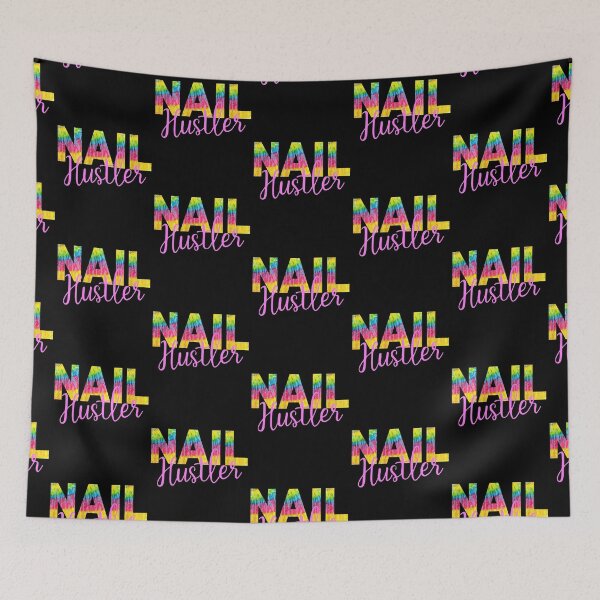 Item preview, Colorful Tie Dye Nail Hustler Nail Tech Techniques Nail Boss Nail Artist Salon Team designed and sold by Dr.YesOrNo.