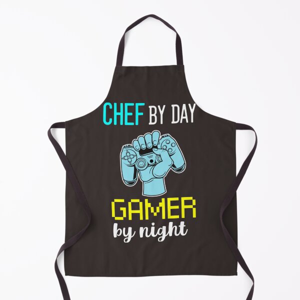 Item preview, chef by day gamer by night , cool gift idea for chef gaming lover  | Chef shirt | Chef T-Shirt designed and sold by chefstores.