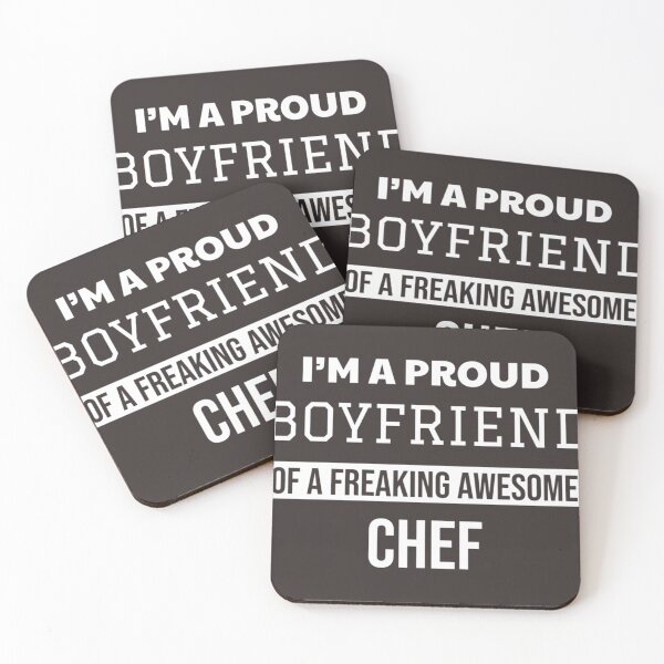 Item preview, Proud Boyfriend of Chef  | Chef shirt | Chef T-Shirt designed and sold by chefstores.