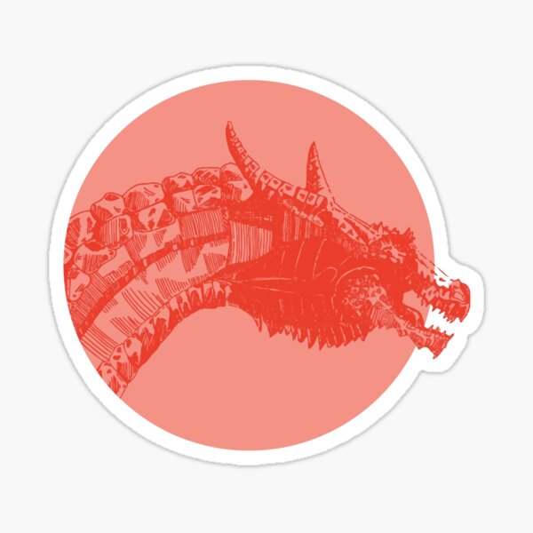 Red Dragon Sticker