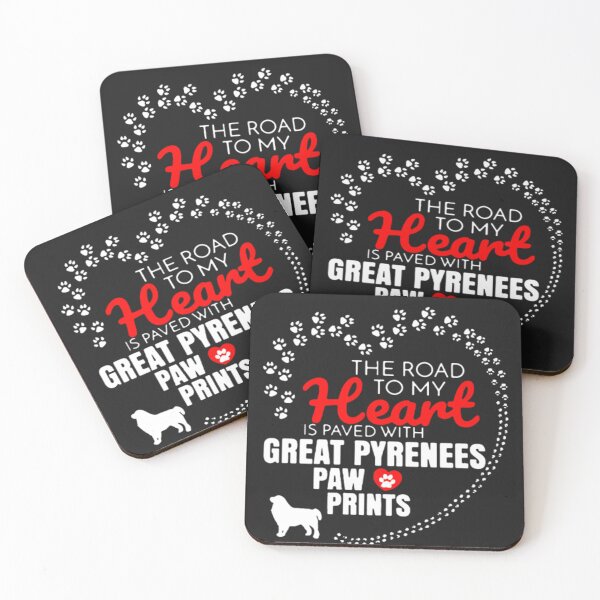 Item preview, Great Pyrenees Paw Prints Dogs T-Shirt  designed and sold by StarcyWol.