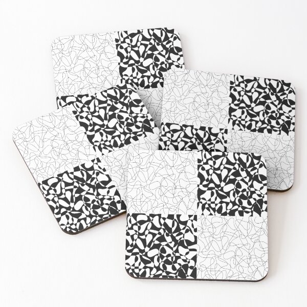 Item preview, Abstract pattern - black and white. designed and sold by K.S ART.