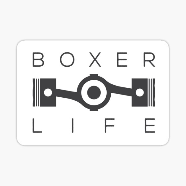 Boxer Life Sticker